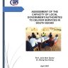 ASSESSMENT OF THE CAPACITY OF LOCAL GOVERNMENT/AUTHOIRITES TO DELIVER SERVICES IN SOUTH SUDAN