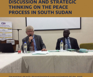 REPORT ON FOURTH SESSION OF HIGH-LEVEL BREAKFAST DISCUSSION AND STRATEGIC THINKING ON THE PEACE PROCESS IN SOUTH SUDAN